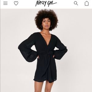 Black long sleeve dress, never worn